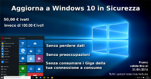 Aggiorna Windows 10 in Sicurezza