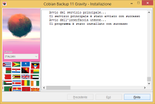 Cobian BackUp installato su Windows 8.1 senza errori