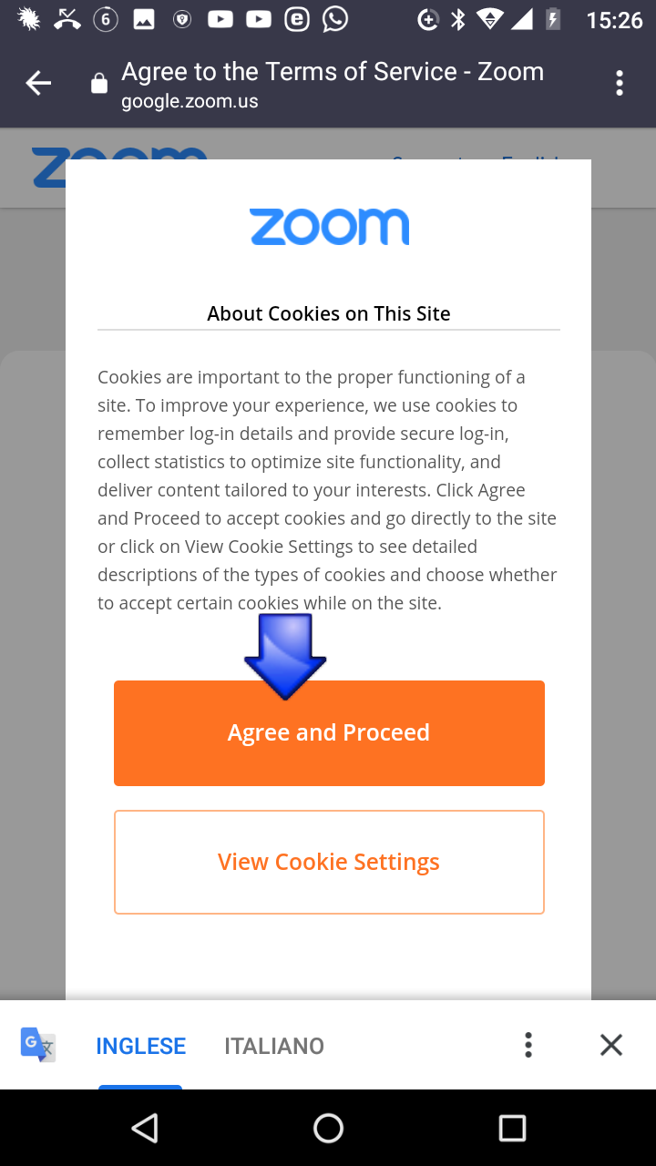 Installazione Zoom su Smartphone 09 Installazione Zoom su Smartphone 09