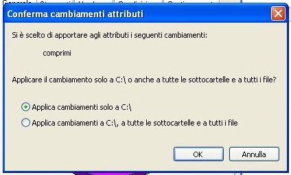 Applicare cambiamenti solo a C:\